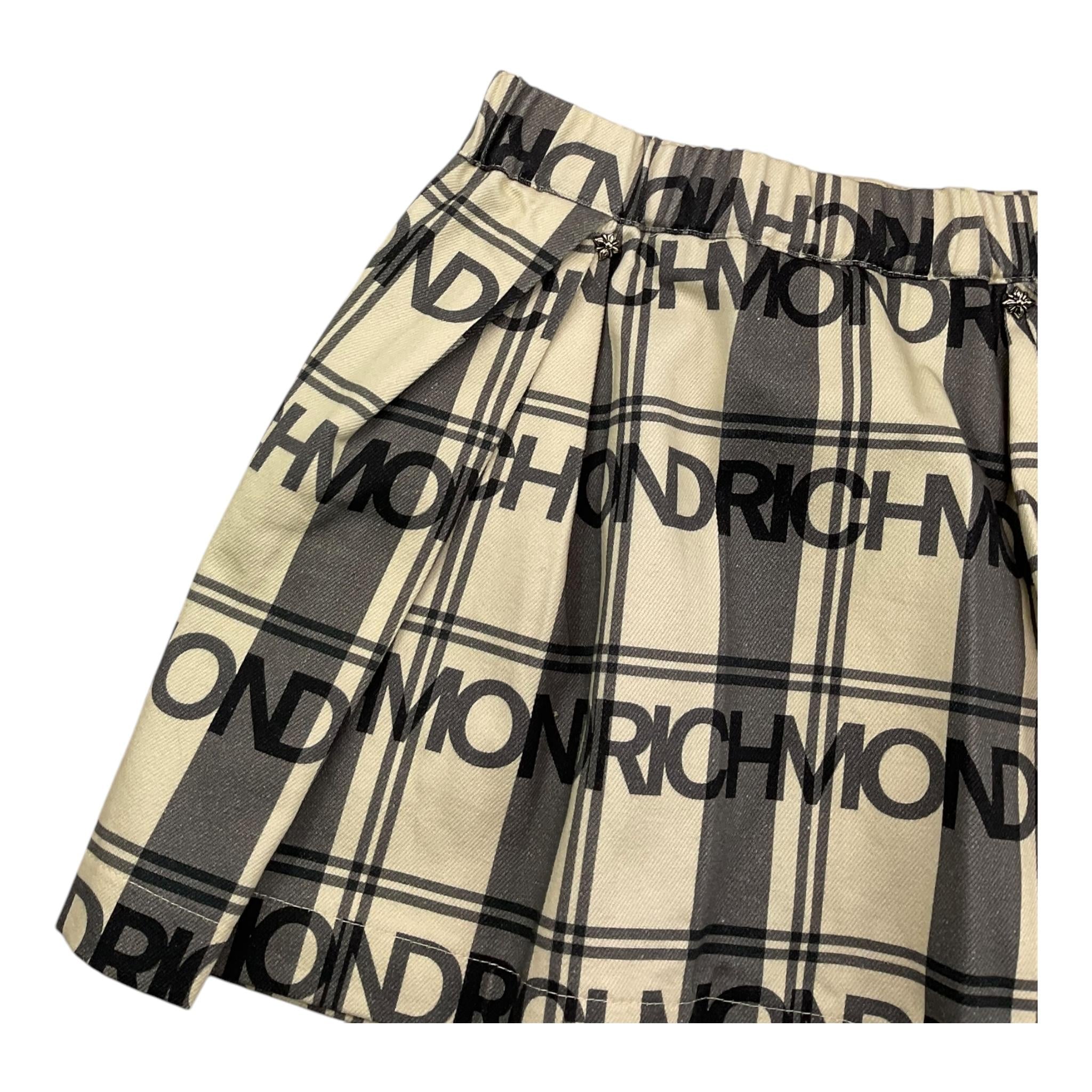 JOHN RICHMOND gonna stampa fantasia con elastico in vita Panna per Bambina RGA25068GO PANNA JOHN RICHMOND 