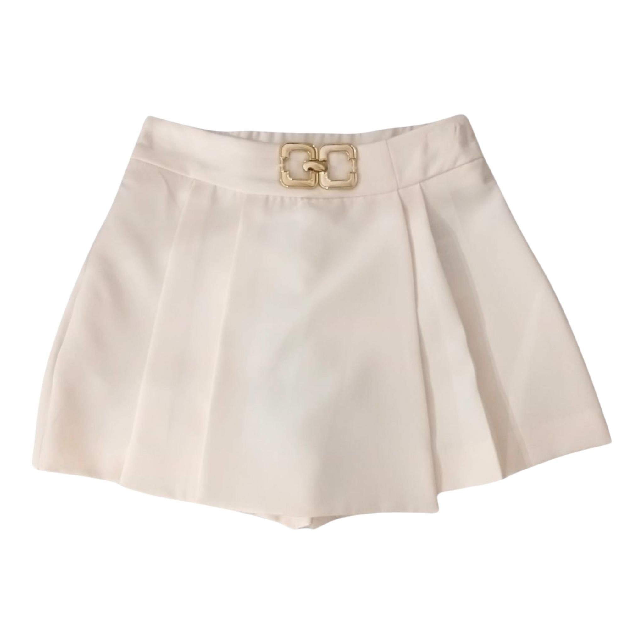 Fun & Fun Short Modello Gonna Tinta Unita per Bambina FCJSO01133 PANNA FUN & FUN 