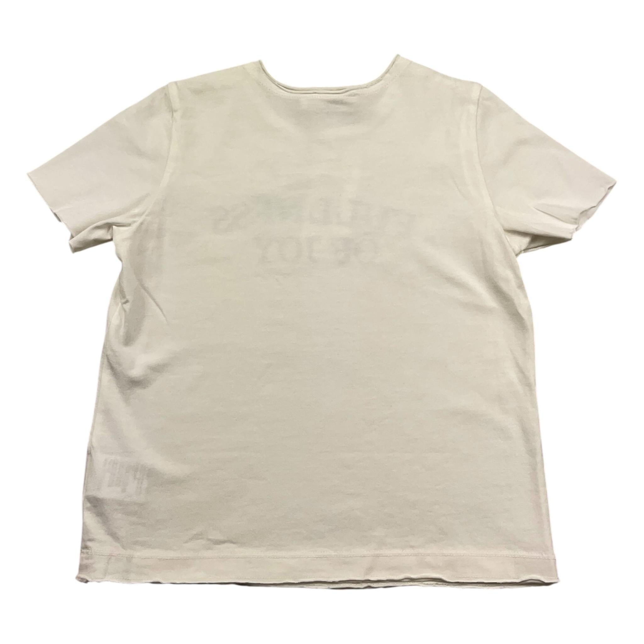 Zhoe & Tobiah T-Shirt Girocollo Tinta Unita con Stampa per Bambino BSE13M PANNA ZHOE & TOBIAH 