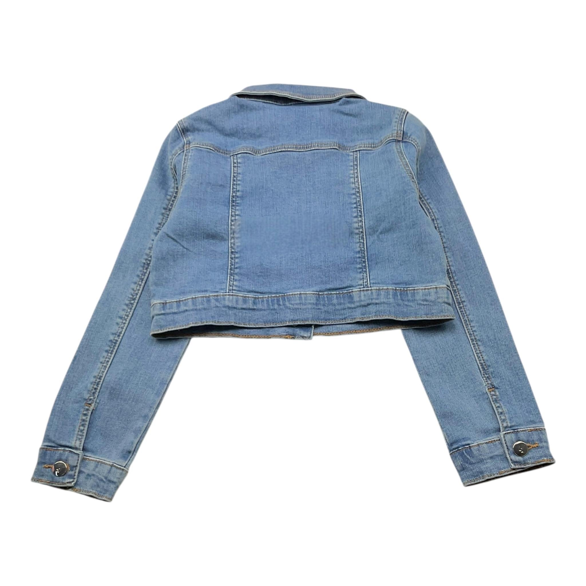 Liu Jo Giubbino In Denim Tinta Unita per Bambina KA5066 BLU LIU JO 