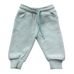 Trussardi Pantalone Tuta Tinta Unita con Logo per Neonato TIP26012PA VERDE ACQUA TRUSSARDI 