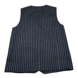 DOU DOU gilet tinta unita fantasia a irghe Blu per Bambino DV2P12 BLU DOU DOU 