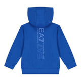 EMPORIO ARMANI felpa tinta unita con cappuccio  Cobalto per Bambino 6DBM72 COBALTO EMPORIO ARMANI 