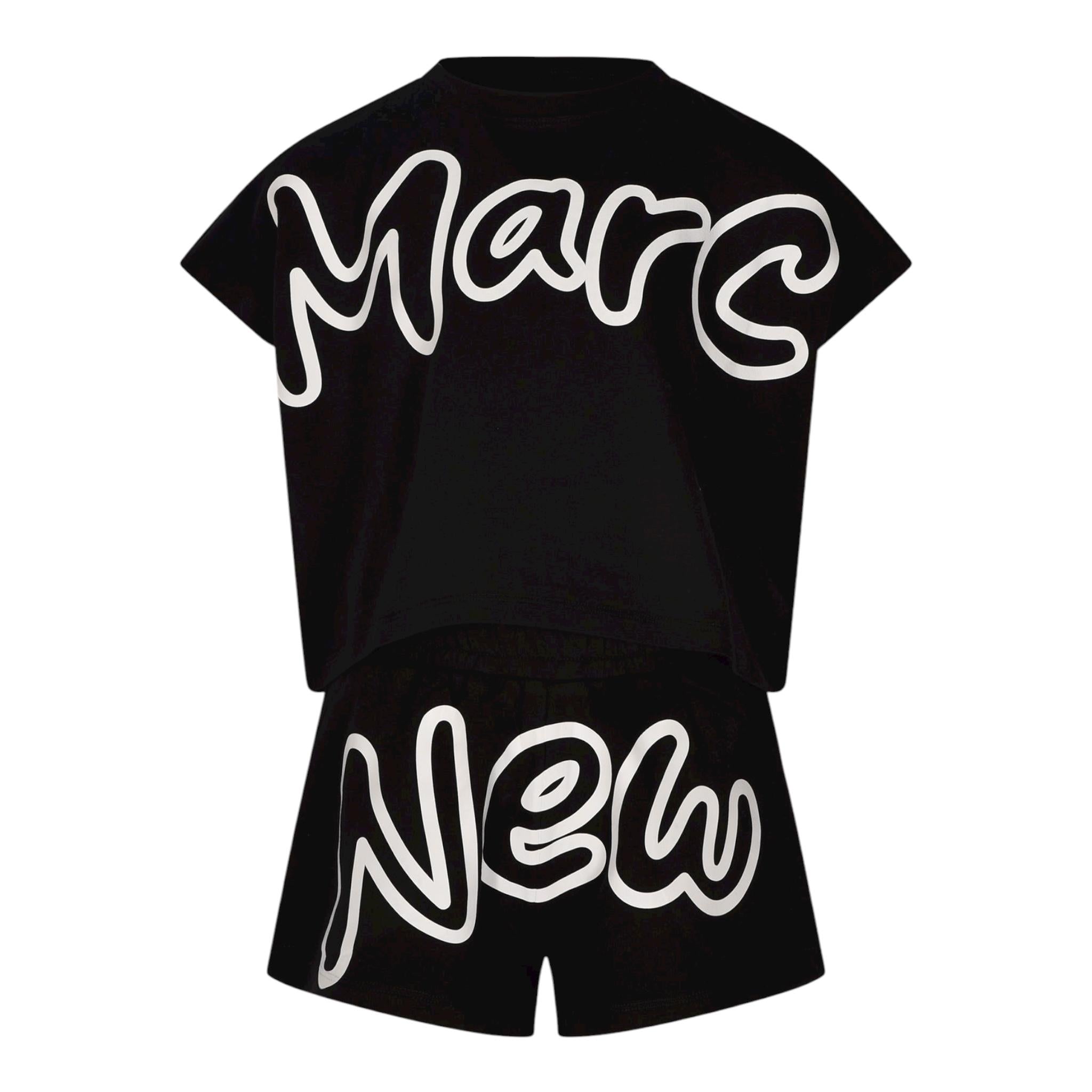 Marc Ellis Completo 2 Pezzi T-Shirt-Short per Bambina JMJCM01236 NERO MARC ELLIS 