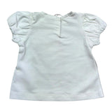 Liu Jo T-Shirt Girocollo Tinta Unita con Brillantini per Neonata HA5057 BIANCO LIU JO 