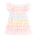 Angel'S Face Abito Giromanica In Tulle Multicolor per Neonata