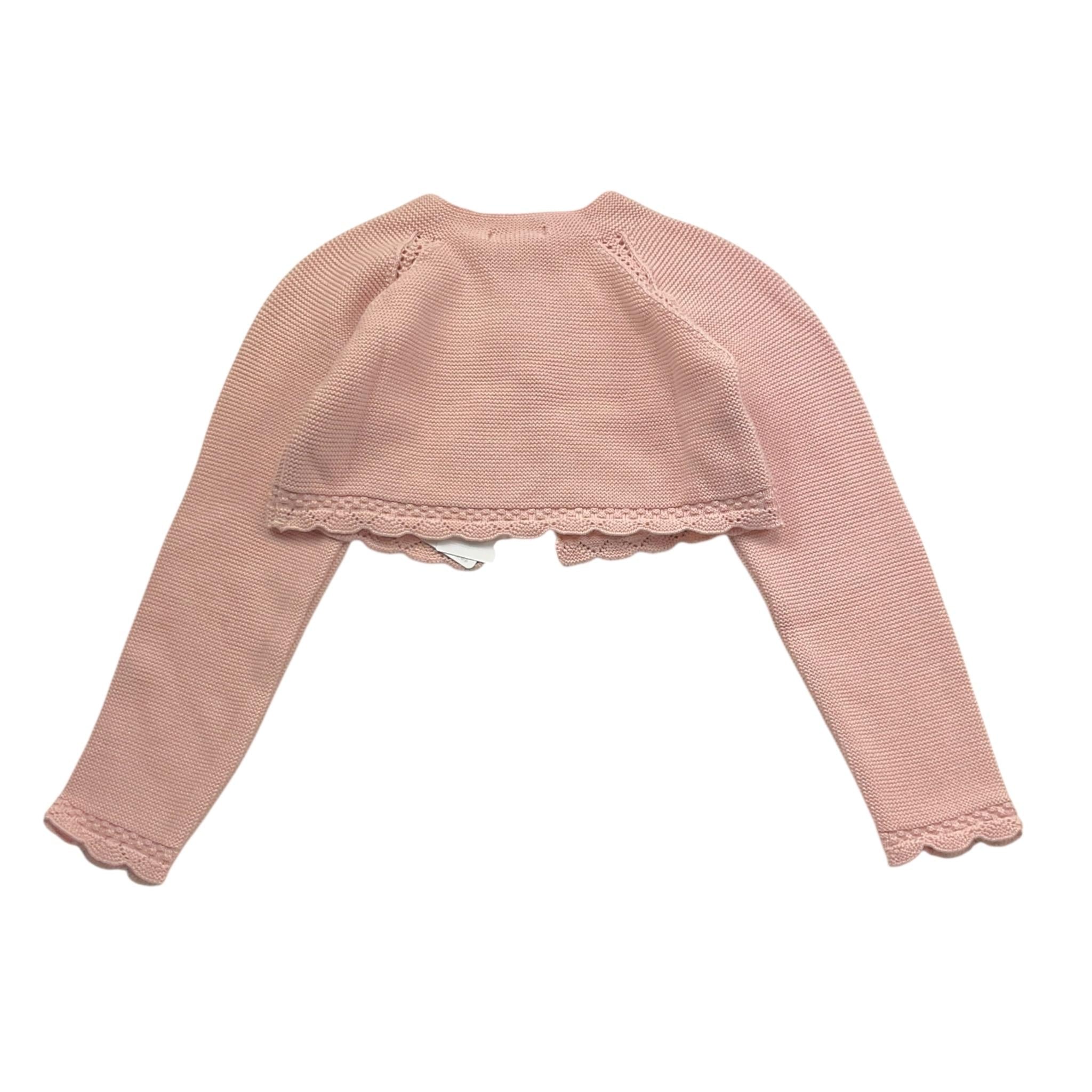 Barcellino Coprispalle Tinta Unita In Filo per Bambina 101315 ROSA BARCELLINO 