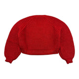 LIU JO maglia girocollo tinta unita Rosso per Bambina GF3234 ROSSO LIU JO 