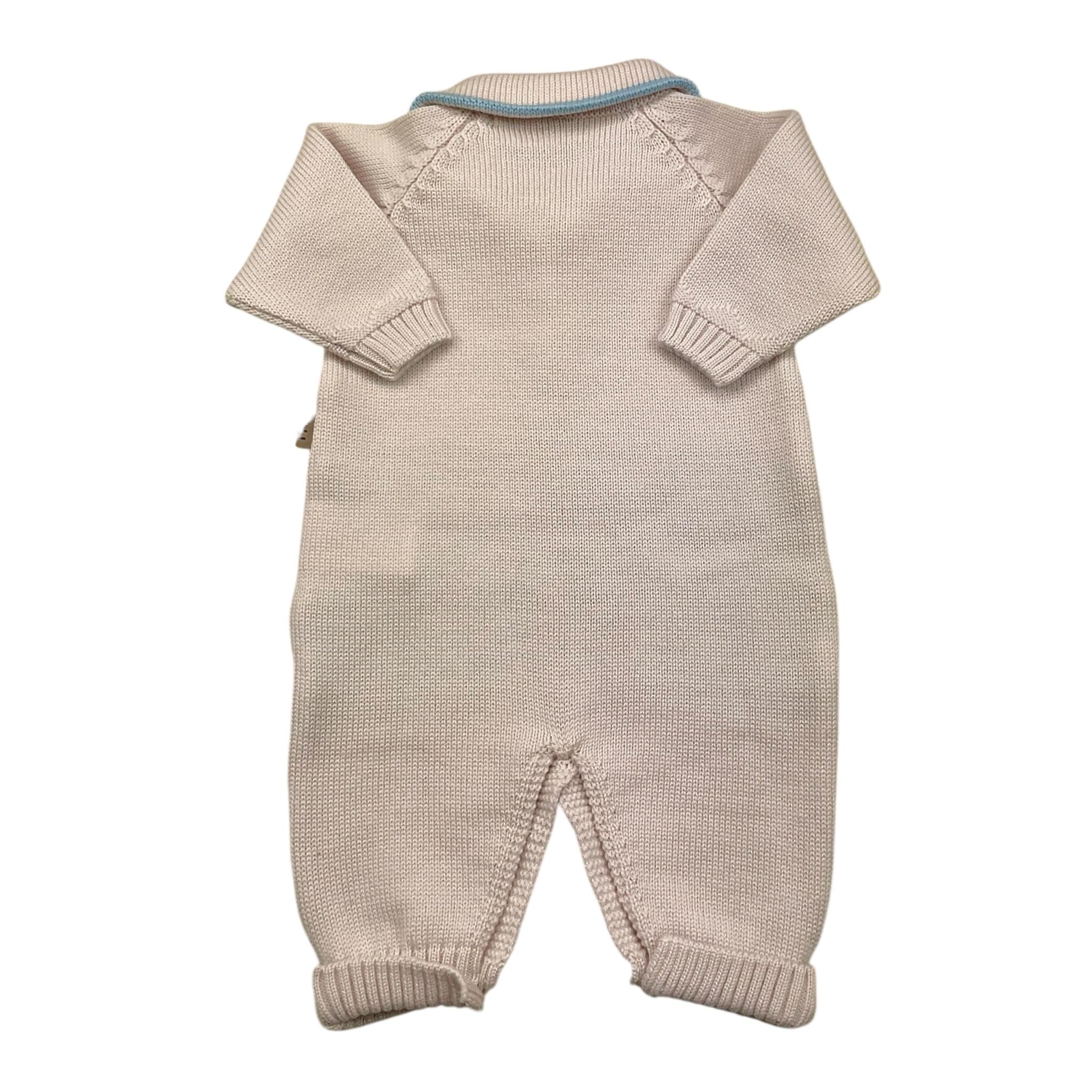 MARLU' tutina tinta unita con bottoni Beige per Neonato IG6810 BEIGE MARLU' 