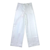 Kocca Pantalone Tinta Unita Modello Palazz per Bambina BUTLARO BIANCO Kocca 