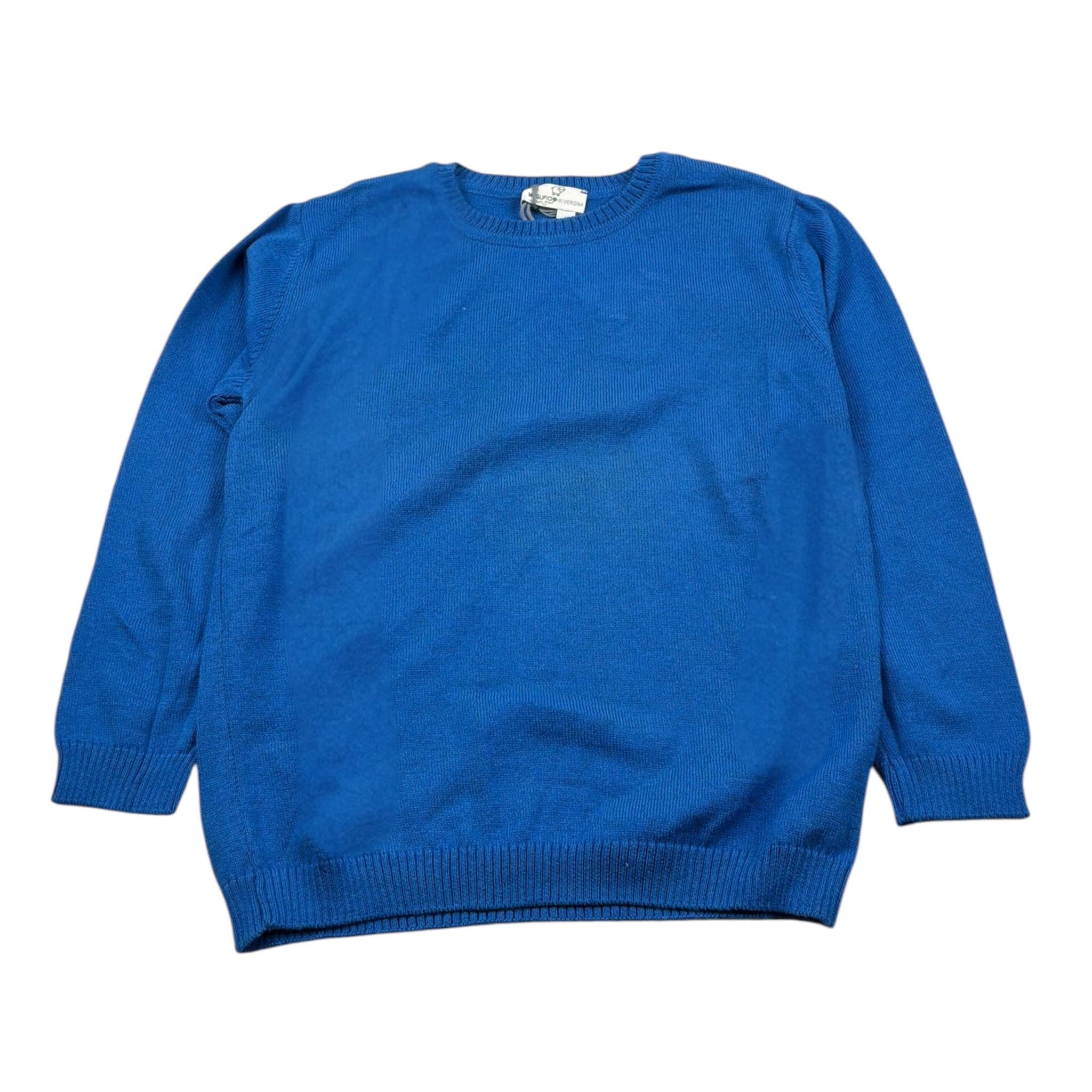 Magnificio di Verona Maglia Girocollo tinta unita Cobalto per Bambino 015124 COBALTO MAGNIFICIO DI VERONA 