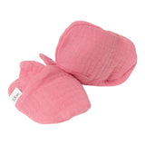 Teddy E Minou Set Cappello-Babbucce Tinta Unita per Neonata E25AC028C0070 ROSA TEDDY E MINOU 
