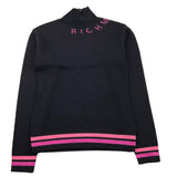 JOHN RICHMOND maglia mezzo collo tinta unita con logo Nero per Bambina RGA25204 NERO JOHN RICHMOND 