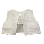 U+È Top Tinta Unita Giromanica per Neonata UE1765N BIANCO U+è 