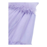 Abel & Lula Abito Tinta Unita Giromanica con Tulle per Bambina 5051 LILLA ABEL & LULA 