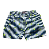 Saint Barth Costume Modello Boxer Tinta Unita con Stampa per Bambino 01640L BLU SAINT BARTH 