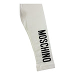 MOSCHINO leggins tinta unita con stampa logo Bianco per Neonata MDP03A BIANCO MOSCHINO 