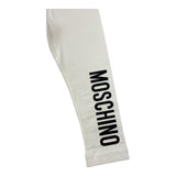 MOSCHINO leggins tinta unita con stampa logo Bianco per Neonata MDP03A BIANCO MOSCHINO 