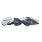 I Delfi Fascia Capelli Tinta Unita con Fiocco per Neonata 25P5477 BIANCO I DELFI 