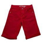 Guess Bermuda Tinta Unita con Girovita Regolabile per Bambino N1RD03WE620 ROSSO GUESS 