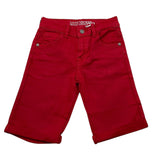 Guess Bermuda Tinta Unita con Girovita Regolabile per Bambino N1RD03WE620 ROSSO GUESS 