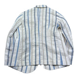 Manuel & Frank Giacca Tinta Unita con Fantasia A Righe per Bambino MF6173B BIANCO MANUEL & FRANK 