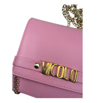 Vicolo Borsa Tinta Unita con Logo E Tracolla per Bambina BRSV ROSA VICOLO 