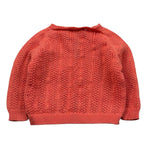 Wedoble Cardigan Tinta Unita con Trafori per Neonata V2506308A CORALLO WEDOBLE 