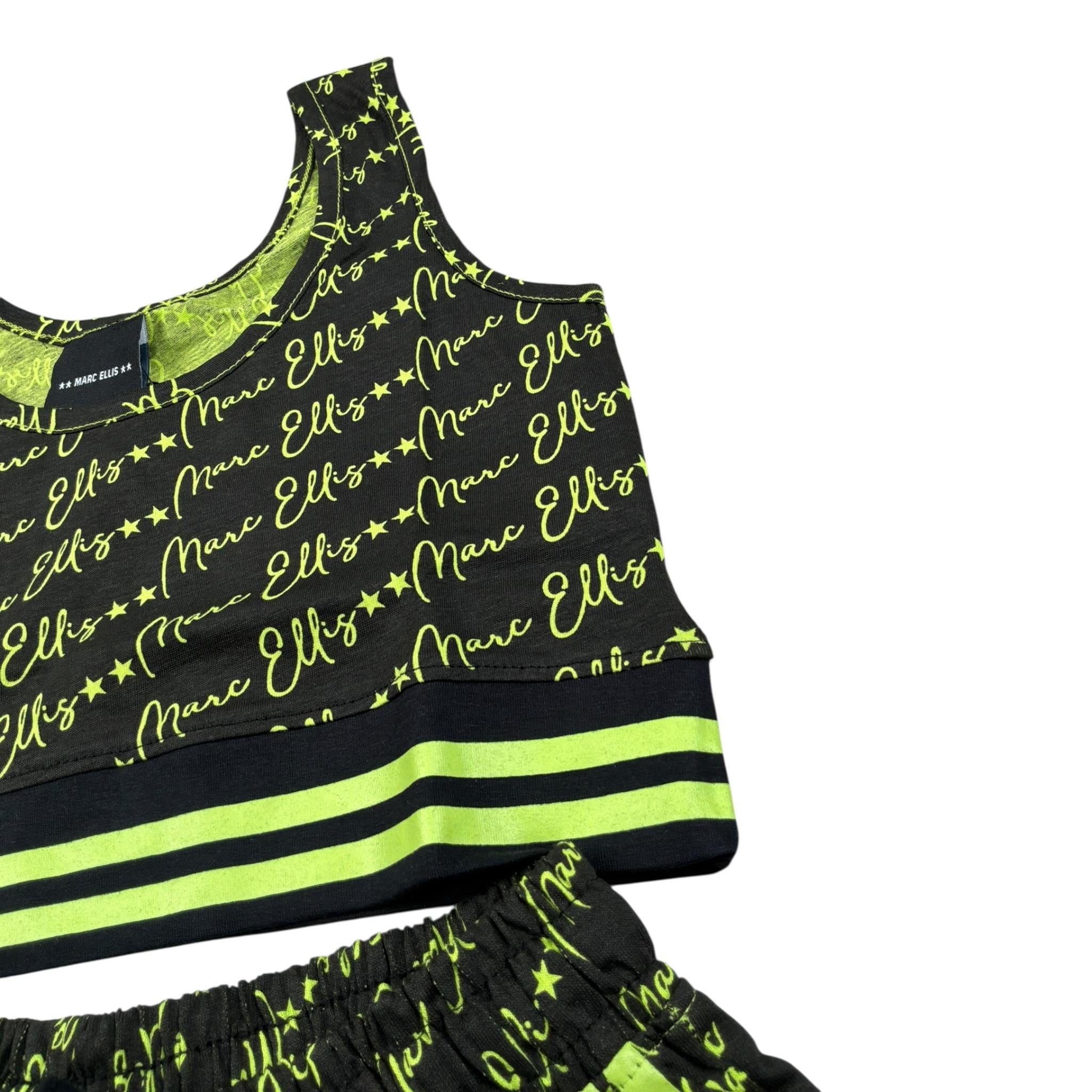 Marc Ellis Completo 2 Pezzi Top-Shorts Nero per Bambina JMJCM17412 NERO MARC ELLIS 