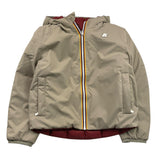 K-WAY giubbino reversibile con zip e cappuccio bicolore Rosso/beige per Bambino K5128VW ROSSO/BEIGE K-WAY 