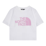The North Face T-Shirt Girocollo tinta unita con Stampa Bianco per Bambina NF0A8DRQ9ZT BIANCO THE NORTH FACE 