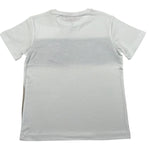 Cesare Paciotti T-Shirt Girocollo Tinta Unita con Stampa per Bambino TSP5157BJ BIANCO CESARE PACIOTTI 