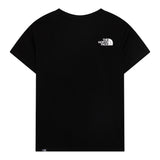 The North Face T-Shirt Girocollo Tinta Unita con Stampa per Bambino NF0A8DRPJK3 NERO THE NORTH FACE 