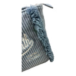 SAINT BARTH borsa tinta unita cn frange Azzurro per Bambina VANITYMINICORDU AZZURRO SAINT BARTH 