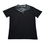 C.P. Company T-Shirt Girocollo tinta unita con Stampa Nero per Bambino CUM006 NERO C.P. COMPANY 