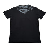 C.P. Company T-Shirt Girocollo tinta unita con Stampa Nero per Bambino CUM006 NERO C.P. COMPANY 