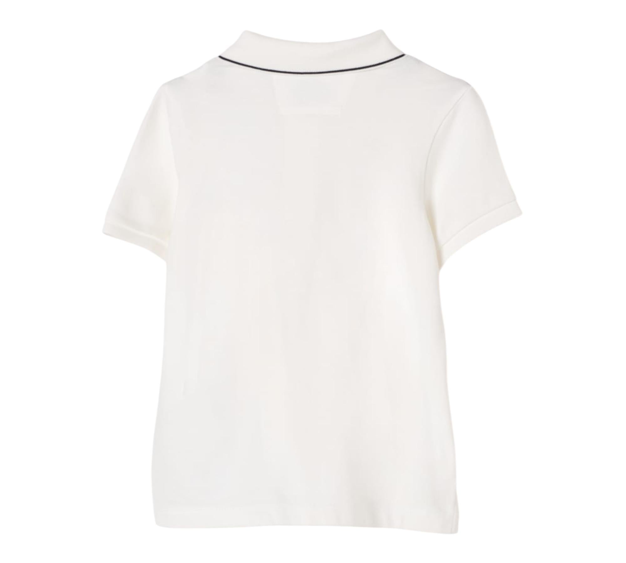 C.P. Company Polo Mezza Manica Tinta Unita per Neonato CNM000N PANNA C.P. COMPANY 