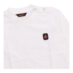REFRIGIWEAR shirt tinta unita girocollo con logo Bianco per Neonato RWN846 BIANCO REFRIGIWEAR 