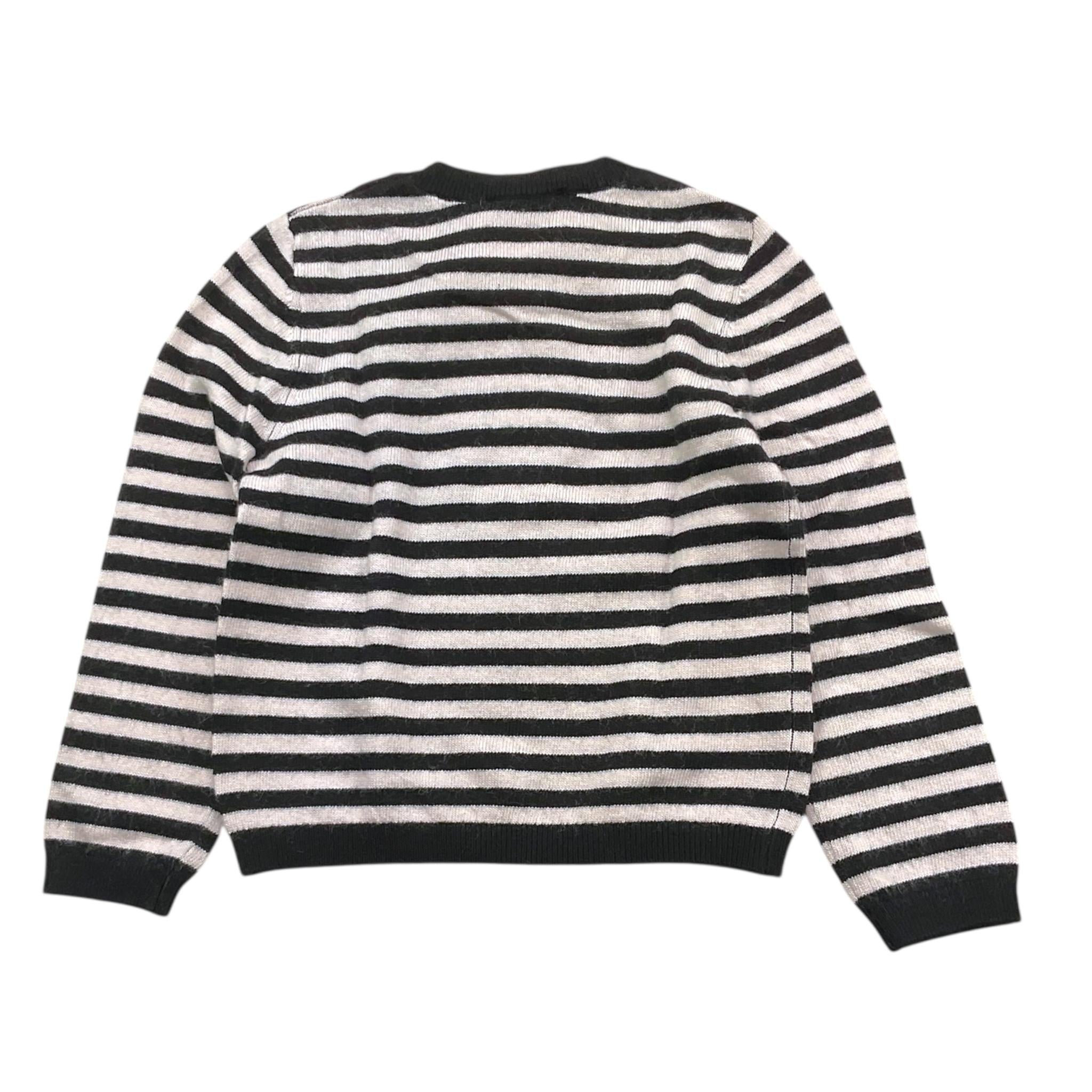 LIU JO maglia tinta unita con fantasia a righe Nero per Bambina KF3061 NERO LIU JO 