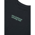 New Balance T-Shirt Girocollo Tinta Unita con Stampa Logo per Bambino LAKB0187 NERO NEW BALANCE 