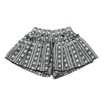 Alice Pi Short Bicolore con Ricami Bianco/Nero per Neonata S231401 BIANCO/NERO ALICE PI 