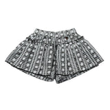Alice Pi Short Bicolore con Ricami Bianco/Nero per Neonata S231401 BIANCO/NERO ALICE PI 