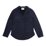 ASPESI giacca in denim tinta unita con bottone Blu per Bambino F24004GBJ0046 BLU ASPESI 