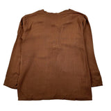 Louis Dieudonne' Camicia Manica Lunga Tinta Unita per Bambino LDTS04 MARRONE LOUIS DIEUDONNE' 