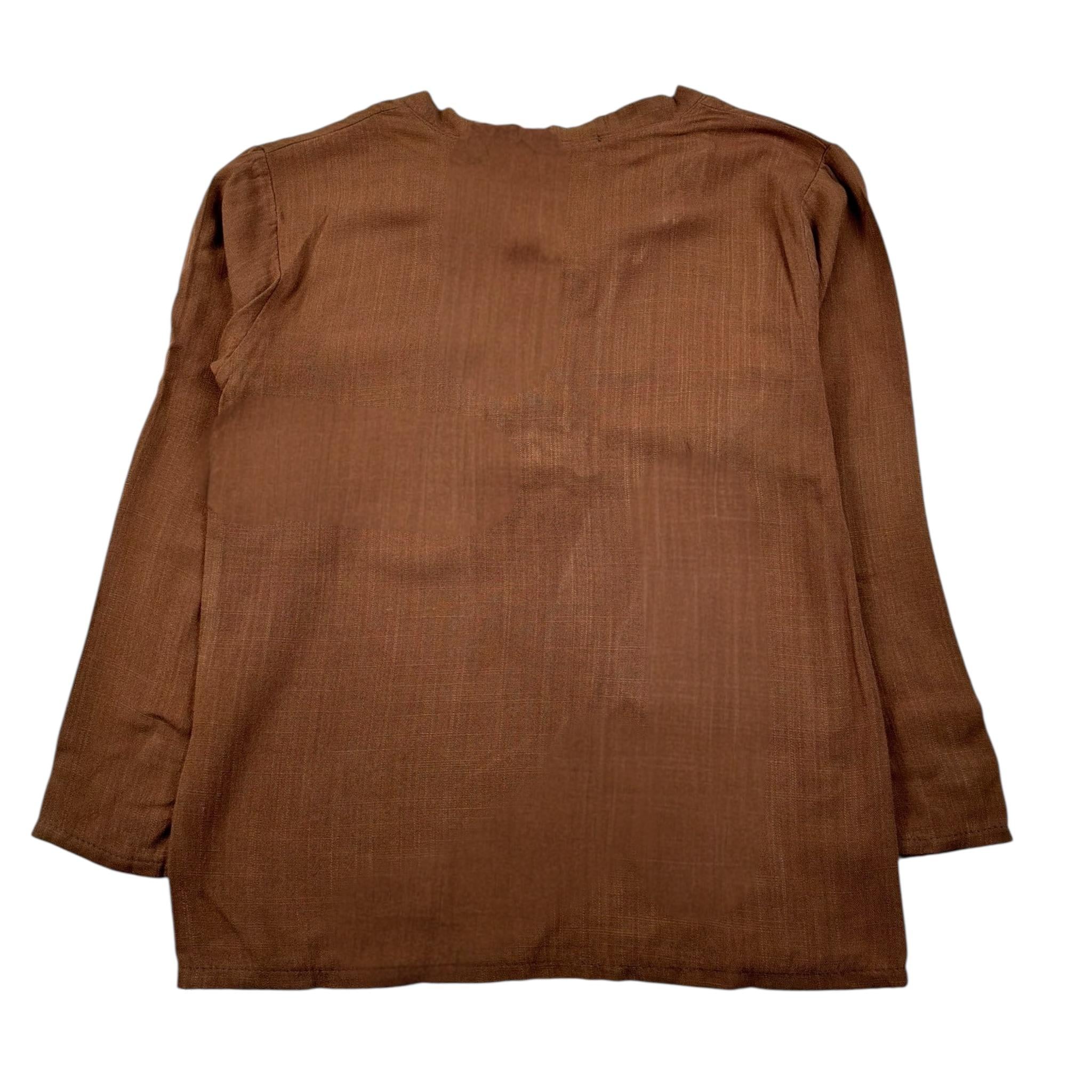 Louis Dieudonne' Camicia Manica Lunga Tinta Unita per Bambino LDTS04 MARRONE LOUIS DIEUDONNE' 