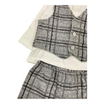 LALALU' completo 2 pezzi shirt-gilet-pantalone Grigio per Neonato CML32L GRIGIO LALALU' 