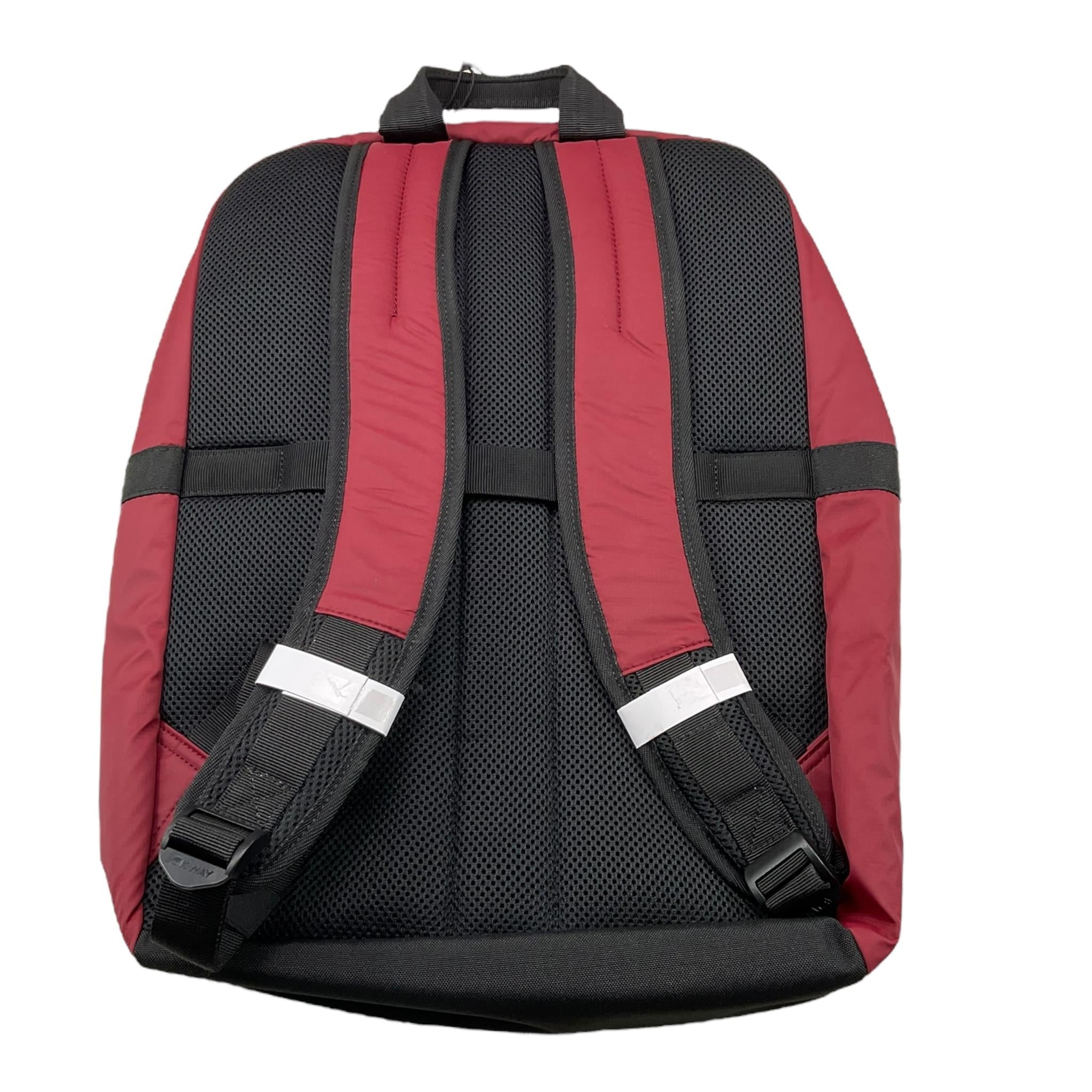 K-WAY zaino tinta unita con stampa logo Rosso per Bambino K2116RW ROSSO K-WAY 