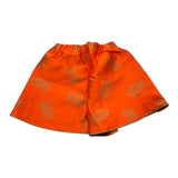 Mariuccia Short Tinta Unita Con Elastico In Vita Arancione Per Bambina