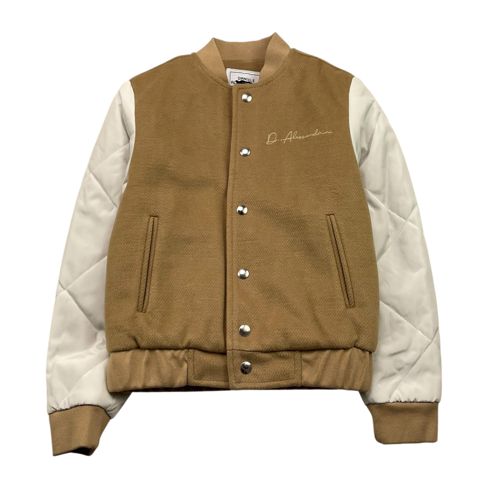 DANIELE ALESSANDRINI giubbino bicolore con bottoni Cammello per Bambino 1231O00001X CAMMELLO DANIELE ALESSANDRINI 