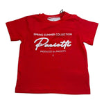 Cesare Paciotti T-Shirt Tinta Unita Girocollo con Stampa per Neonato TSP3157B ROSSO CESARE PACIOTTI 